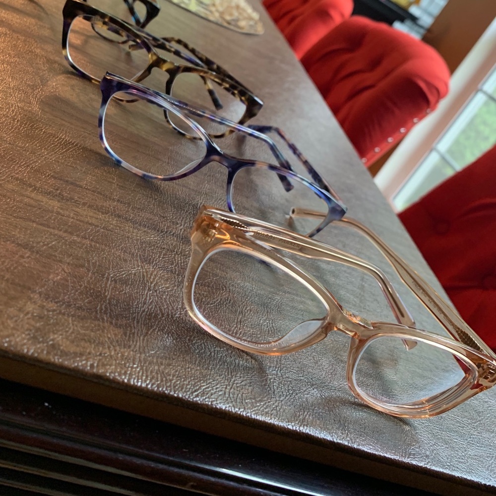 Warby Parker Eye Glasses - Assorted pairs w/Case